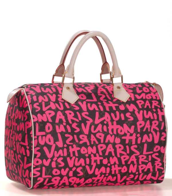 7A Replica Louis Vuitton Monagram Canvas Graffiti Speedy 30 M93704